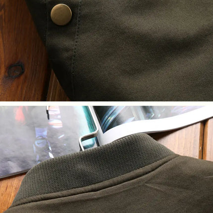 Fashion New Jacket Men's Spring and Autumn Trendy Embroidered Aviator Jacket American Baseball Suit Casual All-match Top