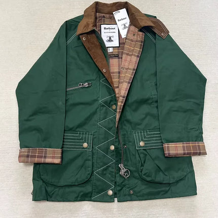 B@r Miss Zhong Co-branded Waxed Jacket For Women