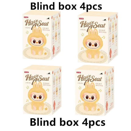 Blind Popmart Labubu Box The Monsters Lisa Seme Heart Macarrr Vinyl Base Series Trendy Toy Decorations Birthday Gifts