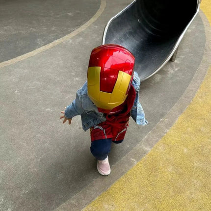 2025 Hot Marvel Avengers Iron Man Helmet Adult Kids Model Cosplay 1:1 Light Led Ironman Mask Action Figure Toys Birthday Gifts