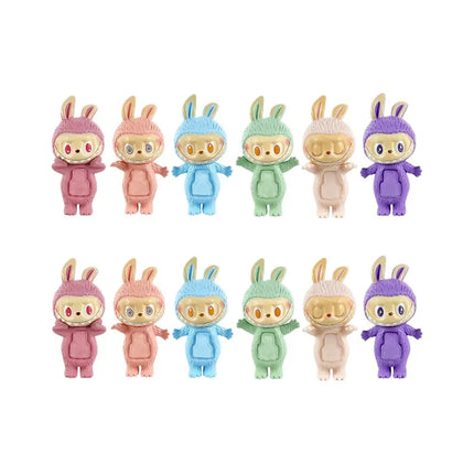Labubu Hippers 1-12PCS Blind Box Figure Action Figurine Doll Collection Pvc Model Toys Wholesale Children Birthday Christmas