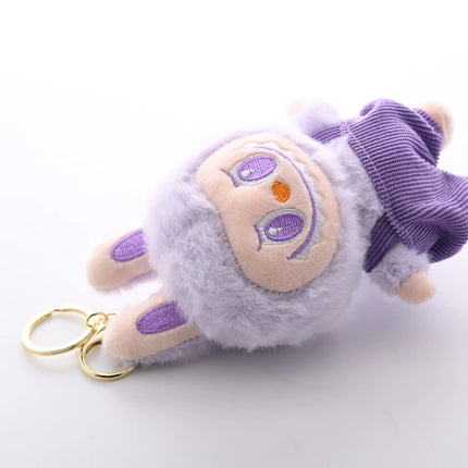 LABUBU New Monster Plush Key Chain Bag Decoration Accessories Plush Doll Bag Pendant Decoration Keychain Women Girls Gifts