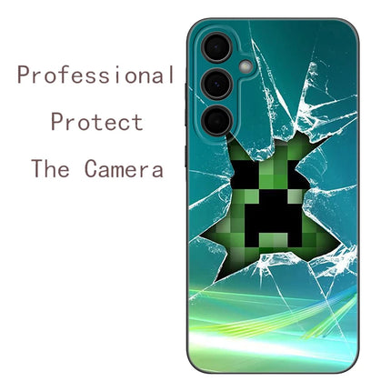 Game M-MineS C-CraftEs Phone Case For Samsung A13 A14 A16 A22 A32 A33 A34 A35 A52S A53 A54 A55 A73 5G A12 A15 A70 A71 A72 Cover