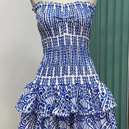 CHICEVER Off Shoulder Strapless Dresses For Women