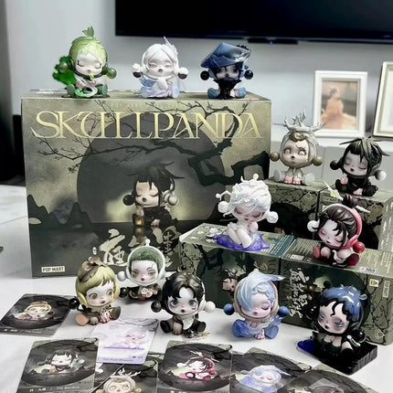 SKULLPANDA The Ink Plum Blossom Series Blind Box Toys Anime Action Figure Surprise Mystery Box Dolls Gift Copy 1:1 Made in China