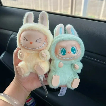 Hot Anime Figure Kawaii Monsters Labubu Have A Seat Series Vinyl Face Doll Model Toy Blind Box Keychain Toy High-Quality Replica