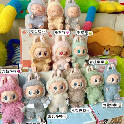 Kwaii Figure For Bubu V3 The Monster Blind Box Big Into Energey And Macaron Vinyl Face Base Serie Monster Keychain Surprise Gift