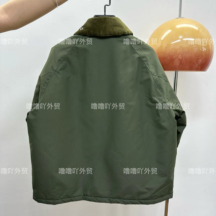B@r Transport Corduroy Lapel Wax Free Jacket Cotton Loose Jacket Men's And Women's