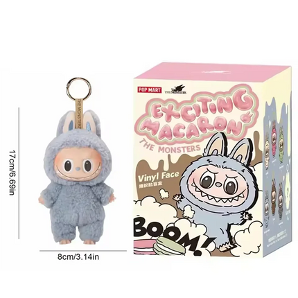 Rabbu 1st generation vinyl pendant doll model beautiful monster toy key copy birthday gift toy.