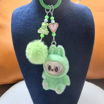 2025 New Keychain Kawaii Accessories Car Pendant Three-Dimensional Creative Diy Resin Heart Bag Accessories Desktop Ornaments