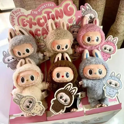 POP MART LABUBU Rab plush doll clothes vinyl doll macaron blind box pendant