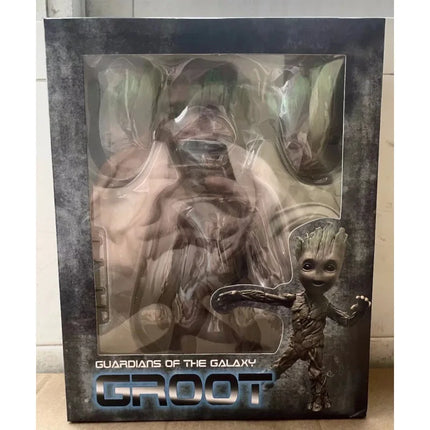 The Avengers 26cm Disney Groot Little Tree Man Anime Movie Character Modeling Figure Movable Joint Model Cute Children Holiday