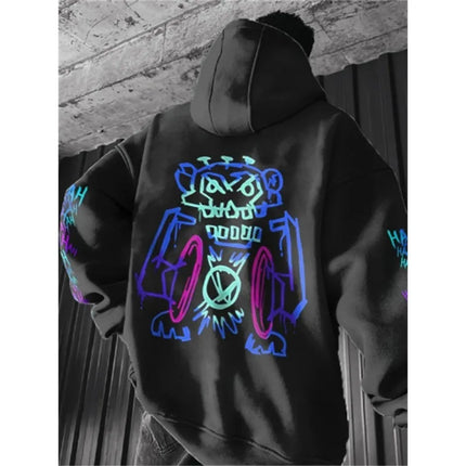 2025 Popular Anime Hoodies 3D Printed Men's and Women's Cartoon Sportswear Sweatshirts Long Sleeved Pullovers