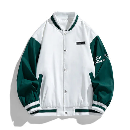 Plus Size Baseball Jacket Men Fashion Casual Patchwork Jacket Coat Male Varsity Jacket Coat Big Size 7XL 8XL 9XL10XL