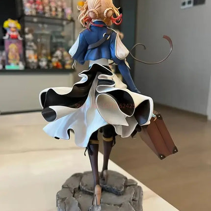 25CM Violet Evergarden Anime Figure Violet Eternal Garden Gk Tide Play Anime Girl Statue Model Tabletop Decoration Xmas Gift Toy