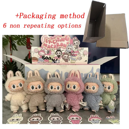 Labubu The Monsters Vinyl Face Doll Heart-Moving Macaron Doll Blind Box Blind Bag Figure Guessing Bag China High-Quality Replica