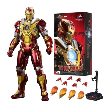 ZD Toys 1/10 Iron Man Figurines MK30 Iron Patriot Blacklash Figures MK33 MK39 MK17 MK21Action Movie Model Adult Collect Gift