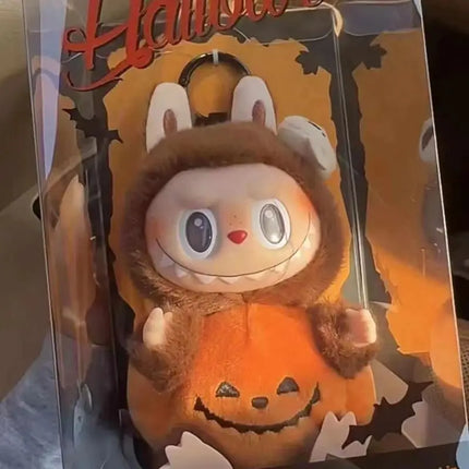1:1 Cute High Quality Labubu The Monsters Box Toys Cardiac Macarone Kawaii Guess Bag Figure Model Bag Keychain Halloween Gifts