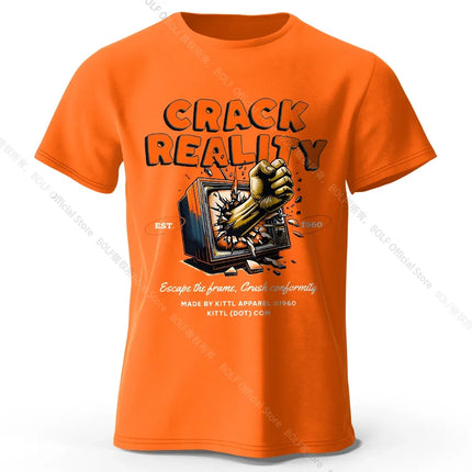 Urban Sketch Style T-Shirt 100% Organic Cotton Raw Art Design Tee for Adults Contemporary Streetwear