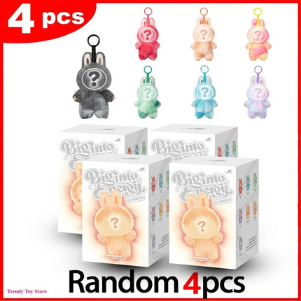 The Monster Heartbeat Macaron Series Blind Box Vinyl Pendant Cute Doll Model Toy Keychain Mysterious Surprise Box Birthday Gift