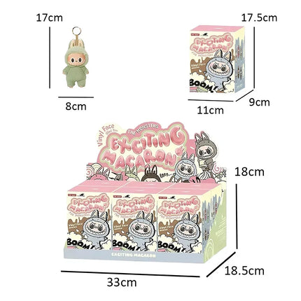 Rabbu 1st generation vinyl pendant doll model beautiful monster toy key copy birthday gift toy.