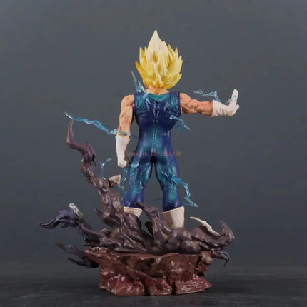 18.5cm Anime Dragon Ball Z Figure Majin Vegeta Action Figurine Gk Pvc Figures Collection Ornament Model Toys Christmas Gifts