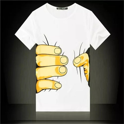 Funny Catch Graphics T-shirts Summer Fashion Short Sleeve O Neck Simple Men Women 3D Printed T Shirts Casual Loose Couple Tees