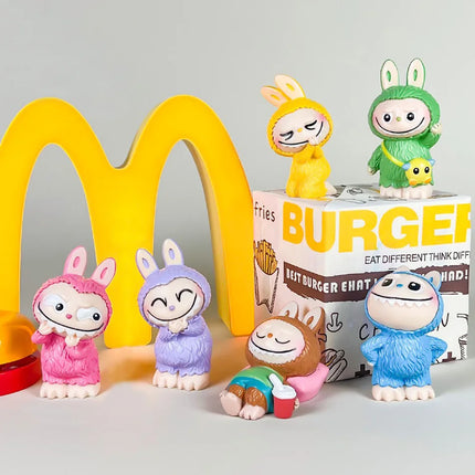 Anime Labubu THE MONSTERS Blind box Mini Figurine Doll Collection Pvc Model Toys Cute Collection Desktop Decor Gifts In stock