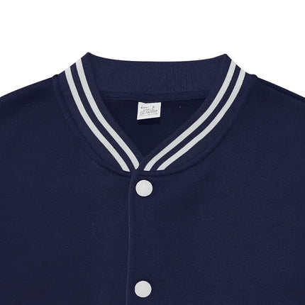 Men's Autumn and Winter Flight Jacket Baseball Jersey Velvet Loose Casual Stand-up Jacket Men Varsity Jacket Coat for Men