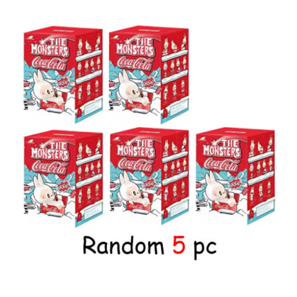 Labubu Original THE MONSTERS Labubu Doll Coca Cola Series Action Figure Mystery Box Labubu Blind Box Christmas Gift Kids Toys