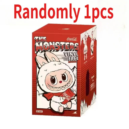 2025 New Labubu Coca-Calo Vinyl Series Pendant Plush Macaron Third Generation Blind Box Children's Toys Collection