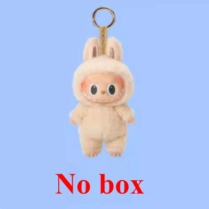 Keychain Pendant Heartbeat Macaron Vinyl Face Blind Box Plush Doll Handmade Gift
