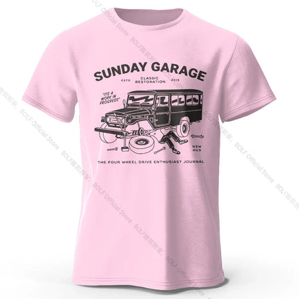 Retro Sketch Car T-Shirt 100% Premium Cotton Slim Fit Hand Drawn Classic Auto Tee for Men and Teens Motorhead Fashion