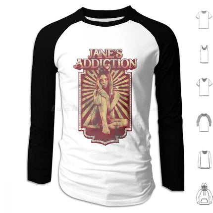 Janes Addiction Hoodie cotton Long Sleeve Crackerman Janes Addiction Janes Addiction Janes Addiction Sale Band Perry