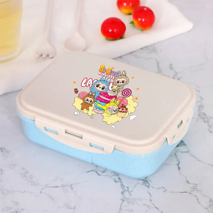 Lunch Bag Cartoon Crystal Sticker Warming Box Portable Outdoor Picnic Food Storage Bags Large Capacity Bento Boxs Gifts