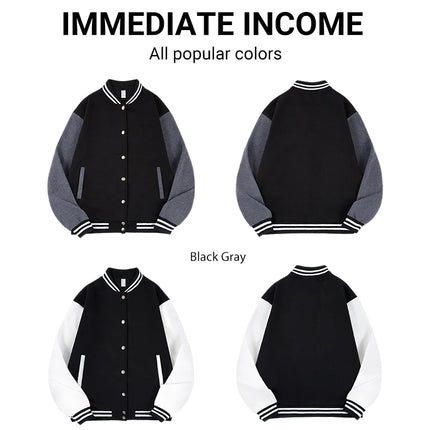 America Los Angeles Men Baseball Uniform Lucky Number 23 Hoodies Fleece fur-liner American Jacket Man Casual Spring Autumn Tops
