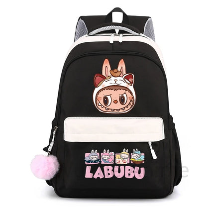 Cute Cartoon Printed Backpack Student Kid Schoolbag Women Large Capacity Waterproof Bookbag Kid Birthday Gift Travel Bag Mochila