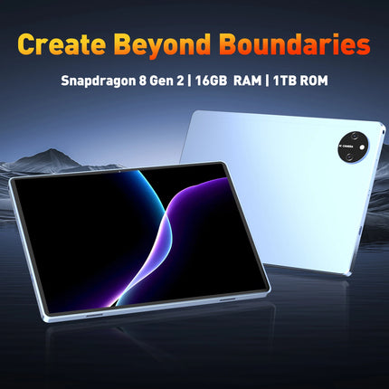 New S9 Tablet Android 14 10.1" 2560x1440 Split Rate Snapdragon 8 Gen 2 16GB RAM 512GB/1TB ROM 10000mAh Battery 5G Support