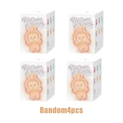 For Labubu Kawaii Monster V3 Blind Box Series PVC Labubu Macaron Pendant Doll Monster Keychain Birthday Christmas Gift