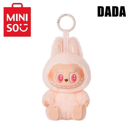 Miniso Anime FigureV2 Blind Box Have A Seat Series Pendant Flocking Model Toy Kawaii Monster Replica Keychain Toy Christmas Gift