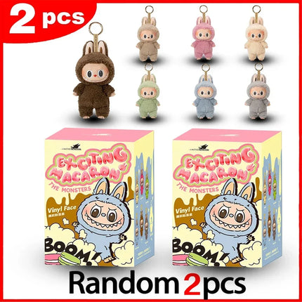 2025 New Lafubu V3 Generation Series THE MONSTERS Have a Seat  Vinyl Face Plush Toy Series Blind Box Heartbeat Macaron 3rd