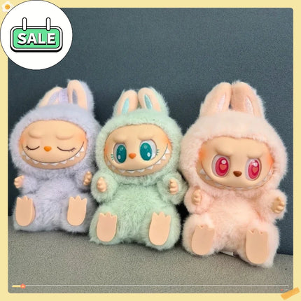 Cute 1abb Sit Party Series Surprise Blind Box Plush Vinyl Doll Replica Toy Keychain Collection Decoration Birthday Gift