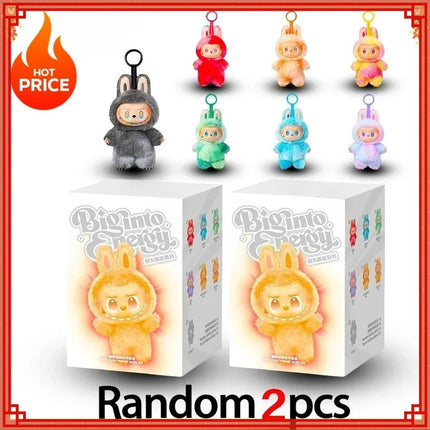 1:1 High Quality for La BuBu Blind Box Series PVC for La BuBu Macaron Pendant Doll Monster Keychain Birthday Christmas Gift