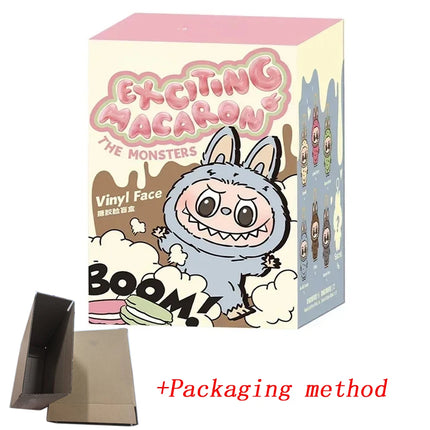 Labubu The Monsters Vinyl Face Doll Heart-Moving Macaron Doll Blind Box Blind Bag Figure Guessing Bag China High-Quality Replica