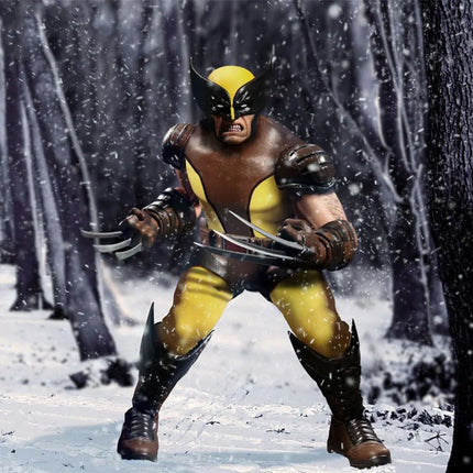 1:12 Marvel Mezco Cloth Gown Wolverine 6 Inches Marvel 2 Generation Wolf Uncle Anime Figurine Model Toy Decor Children Gift