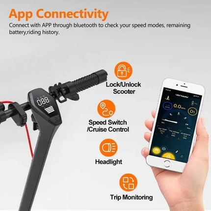 2025 New X8 Pro 500w 36v Smart Electric Scooter Foldable Connectable To Mobile Phone Max Speed 35km/h EU Warehouse Fast Delivery