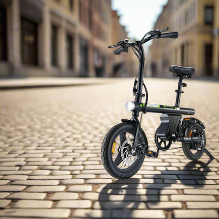 isinwheel  U1 adult electric bike 250W motor 36V 7.8Ah battery city commuter electric bike 14 inch tire city electric bike