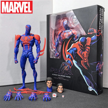 17CM Spider-Man 2099 Shf S.H.Figuarts CT Spider-Man Across The Spider-Verse Part One Action Figures Statue Figurine Gifts Toys