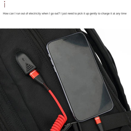 15.6/17.3" Travel Backpack Men Business Backpack School Expandable USB Bag Large Capacity Laptop Waterproof Fashion Backpack