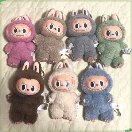 1:1 High Quality for La BuBu Blind Box Series PVC for La BuBu Macaron Pendant Doll Monster Keychain Birthday Christmas Gift